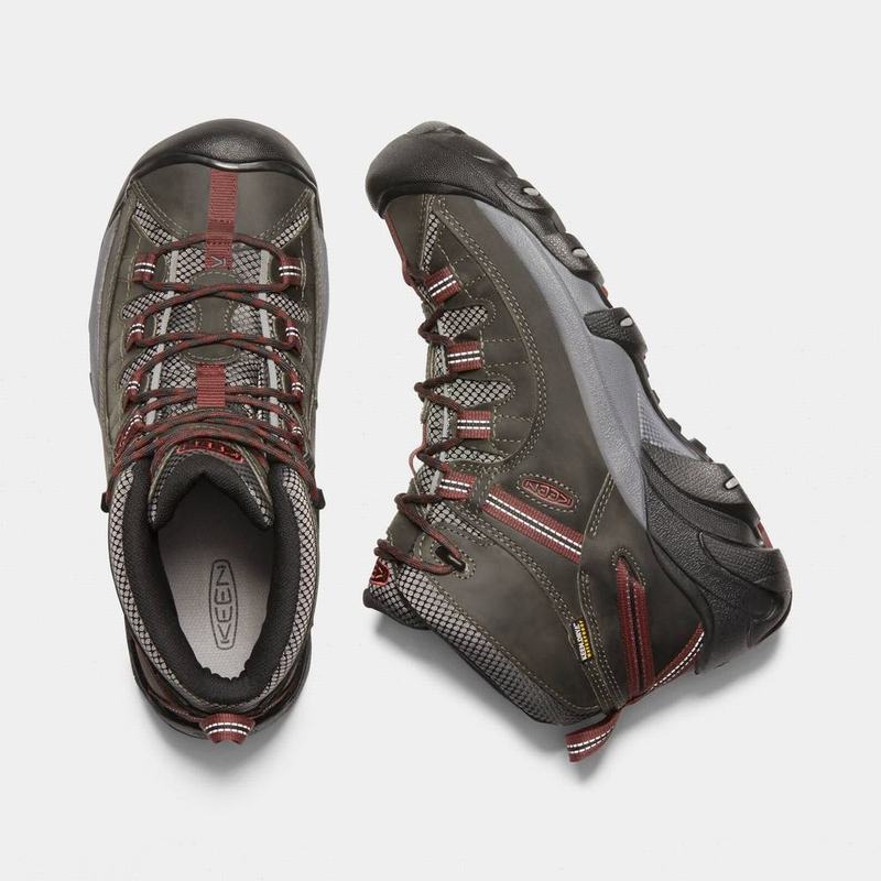 Keen Targhee II Waterproof Mid - Erkek Trekking Bot - Koyu Zeytin Yeşili - Türkiye (074652KOQ)